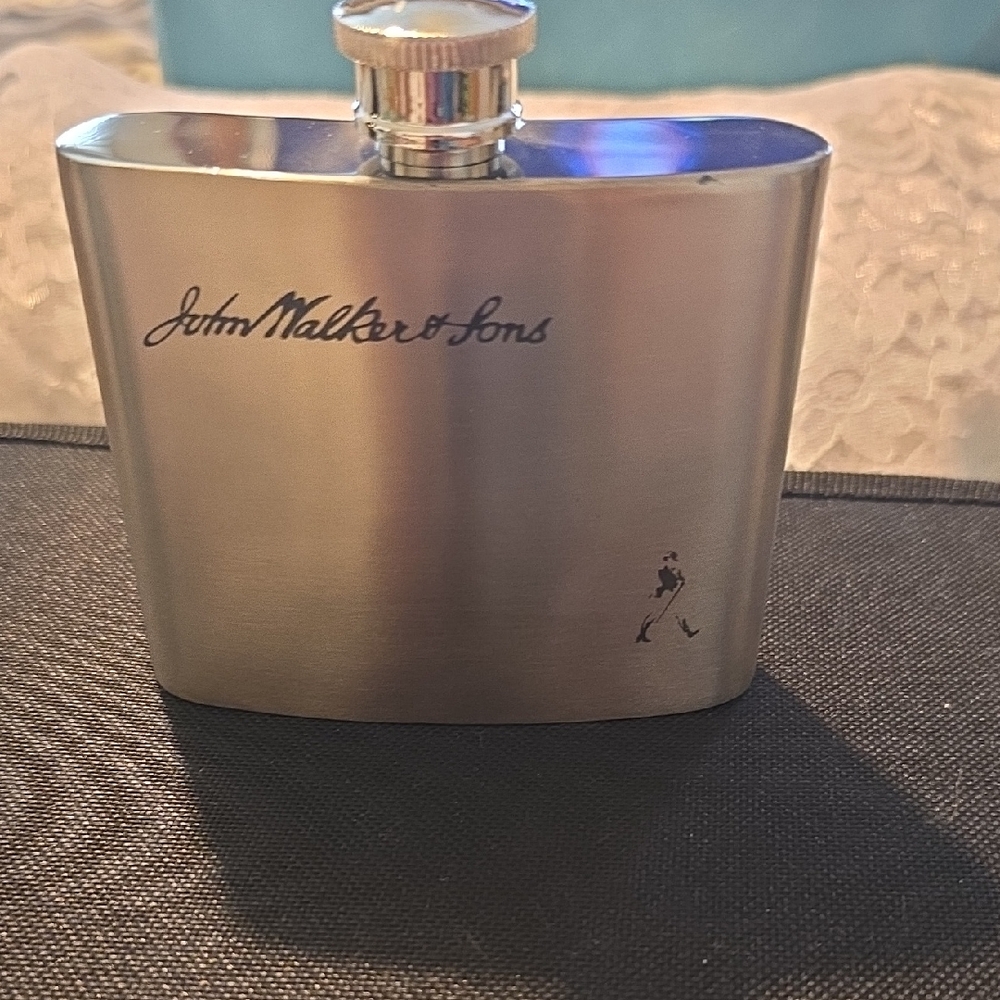 Stainless Steel John Walker & Sons, Hip Flask
